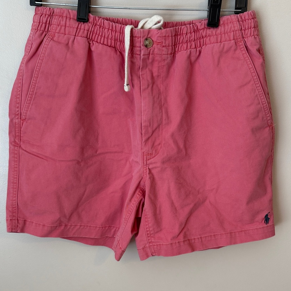 Polo Ralph Lauren men's pink cotton chino shorts classic fit 6” size Medium
